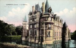Combreux CPA the castle