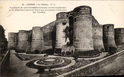 Angers CPA the castle