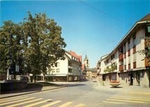 CPM Schmiedgasse mit Dorfkirche Riehen 