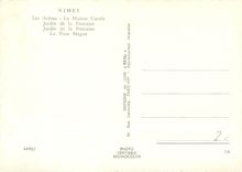 CPM Nimes Les Arenes Jardin de la Fontaine 