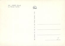 CPM Nimes Gard La Maison Carree 