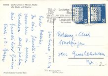 CPM Dorfbrunnen in Albinen Wallis alte Stadel und Spycher 