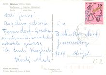 CPM Grachen Wallis Dorfstrasse Grachen Weisshorn Kirche