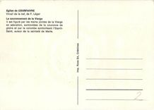 CPM Eglise de Courfaivre Vitrail de la nef Le couronnement de la Vierge