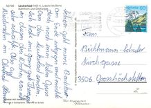 CPM Leukerbad Loeche les Bains Balmhorn und Gitzifurgge 