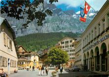 CPM Leukerbad Loeche les Bains Dorfplatz 