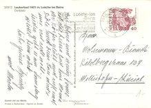 CPM Leukerbad Loeche les Bains Dorfplatz 