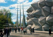 CPM Exposition nationale suisse Lausanne La Suisse vigilante 