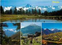 CPM Moosalp ob Burchen und Torbel Bergsee mit Bietschhorn 