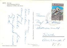 CPM Zermatt Hotel Riffelberg Matterhorn Mt Cervin 