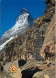 CPM Aufstieg zum Berghaus Matterhorn und der Horhlihutte am Matterhorn Mt Cervin 