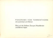CPM Panorama Torrenthorn ob Leukerbad und Albinen