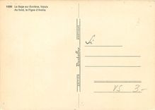 CPM La Sage sur Evolene Valais Au fond le Pigne d'Arolla