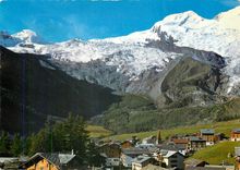 CPM Saas Fe mit Allalinhorn Feegletscher und Alphubel 