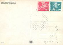 CPM Saas Fe mit Allalinhorn Feegletscher und Alphubel