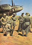 CPM The pilot of Bf 110C makes his report after an operational flight over North Africa 
