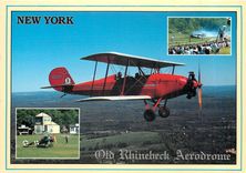 CPM Old Rhinebeck Aerodrome 1929 American Eagle Stone Church Norton Rd New York 