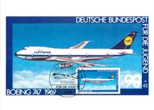 CPM Boenging 747 1969 Deutsche Bundespost fur die Jugend 