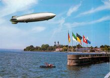 CPM Das Luftschiff Graf Zeppelin uber Friedrichshafen am Bodensee 