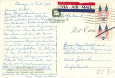 CPM Chicagos Skyscrapers Chicago Illinois Aerial view of Downtown Chicago