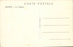 Saumur CPA the castle