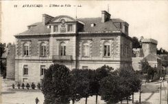 Avranches CPA the town hall