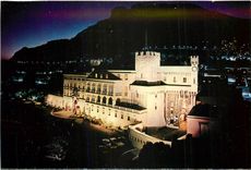 CPA Monaco Le Palais Illuminee 