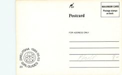 CARTE MAXIMUM Enfants Scout Ciskei 