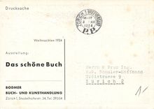 CPM Drucksache Weichnachten 1934