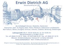CPM Erwin Dietrich AG Munzenhandlung seit 1957 Camionette