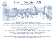 CPM Ankauf Silbergeld zu Top Preisen Erwin Dietrich AG Munzenhandlung seit 1957