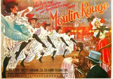 CPM Moulin Rouge J Ferrer Zsa Zsa Gabor John Huston 