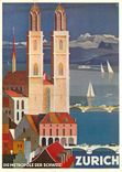 CPM Die Metropole der Schweiz Zurich Otto Baumberger 