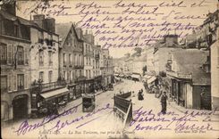 Saint Lo CPA the street Torteron Seen from of GRouais (cider)