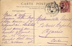 Saint Lo CPA the street Torteron Seen from of GRouais (cider)