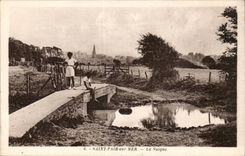 Saint Even on sea CPA Suigne