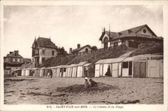 Saint Even on sea CPA the casino and the beach