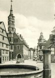 CPM Korbach Waldeck Stechbahn mit Rathaus und St Kilianskirche 