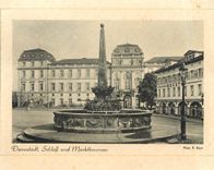 CPM Darmstadt Schloss und Marktbrunnen 