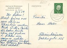 CPM Gruss aus der Weinbrennerei Asbach Uralt Rudesheim am Rhein