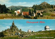CPM Wachtkuppel und Wasserkuppe Naturpark Rhon Fliegerdenkmal Wasserkuppe 