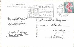 Chateaubriant CPA the castle Renaissance taken of the Arcades