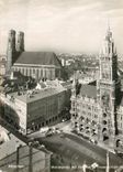CPM Munchen Marienplatz mit Rathaus Frauerkirche 