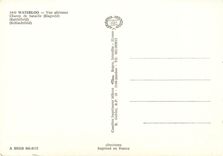 CPM Waterloo Vue aerienne Champ de bataille Slagveld