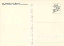 CPM Schwabisch Gmund Marktplatz mit Kriegerdenkmel Rathaus St Johanneskirche