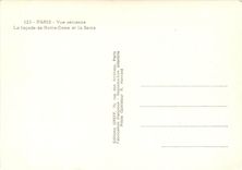 CPM Paris Vue aerienne La facade de Notre Dame et La Seine 