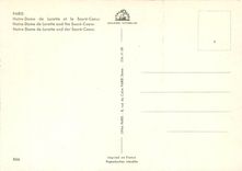 CPM Paris Notre Dame de Lorette et le Sacre Coeur 