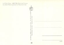 CPM Menton Perle de France Le Jardin pendant la Fete du Citron