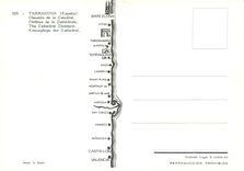 CPM Tarragona Espana Cloitres de la Cathedrale