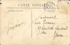 Montargis CPA the postern of the castle